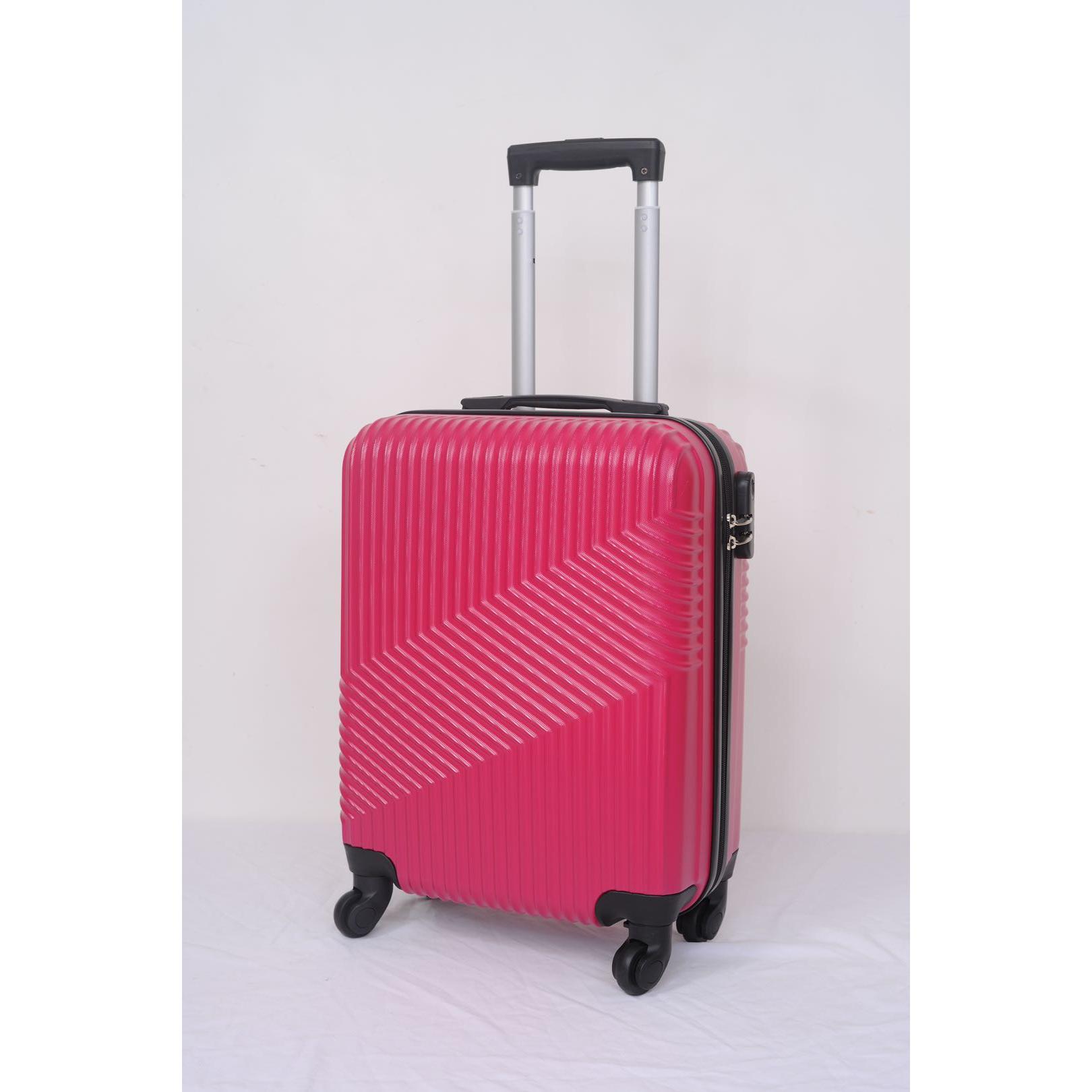 STARLEY-Maleta Avión Equipaje de Mano Viaje Cabina Trolley ABS Rígida 4 Ruedas Maleta de cabina rigida con asa telescopica 55x35x20CM los colores se refieren a los reales