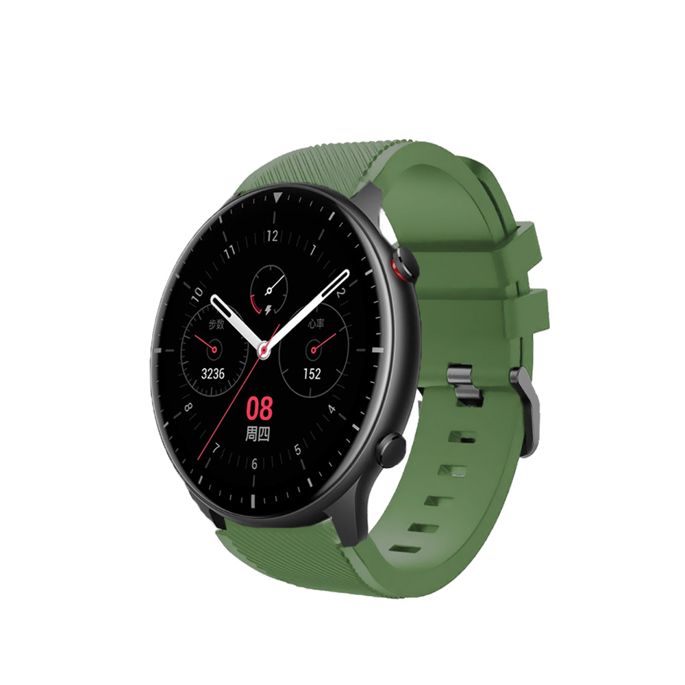 Correas de silicona para Amazfit GTR GTR 2 GTR 3 GTR 4 GTR 2e pulseras de colores para reloj inteligente smartwatch, tejido suave impermeable cierre con hebilla
