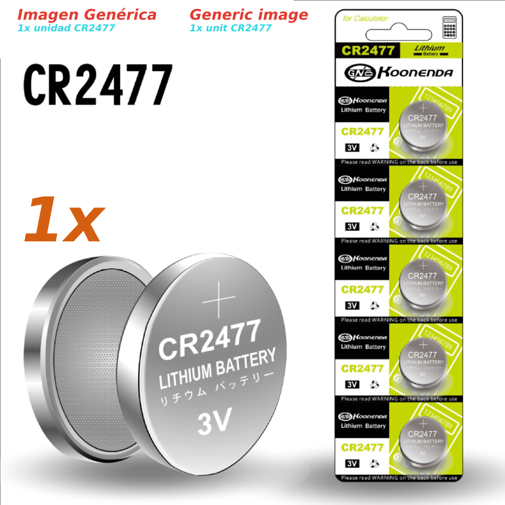 5x Pila boton bateria original Litio CR2025 3V DL2025 ER2025 GPR2025  Koonenda