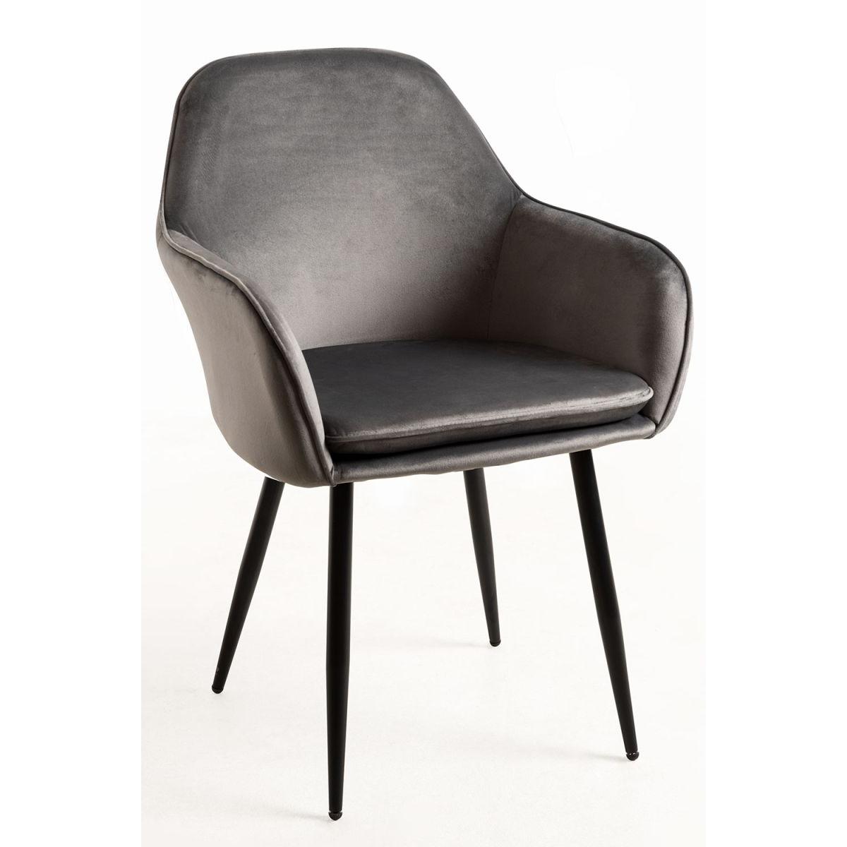 Regalos Miguel - Sillas Comedor - Silla Chic Black - Gris oscuro