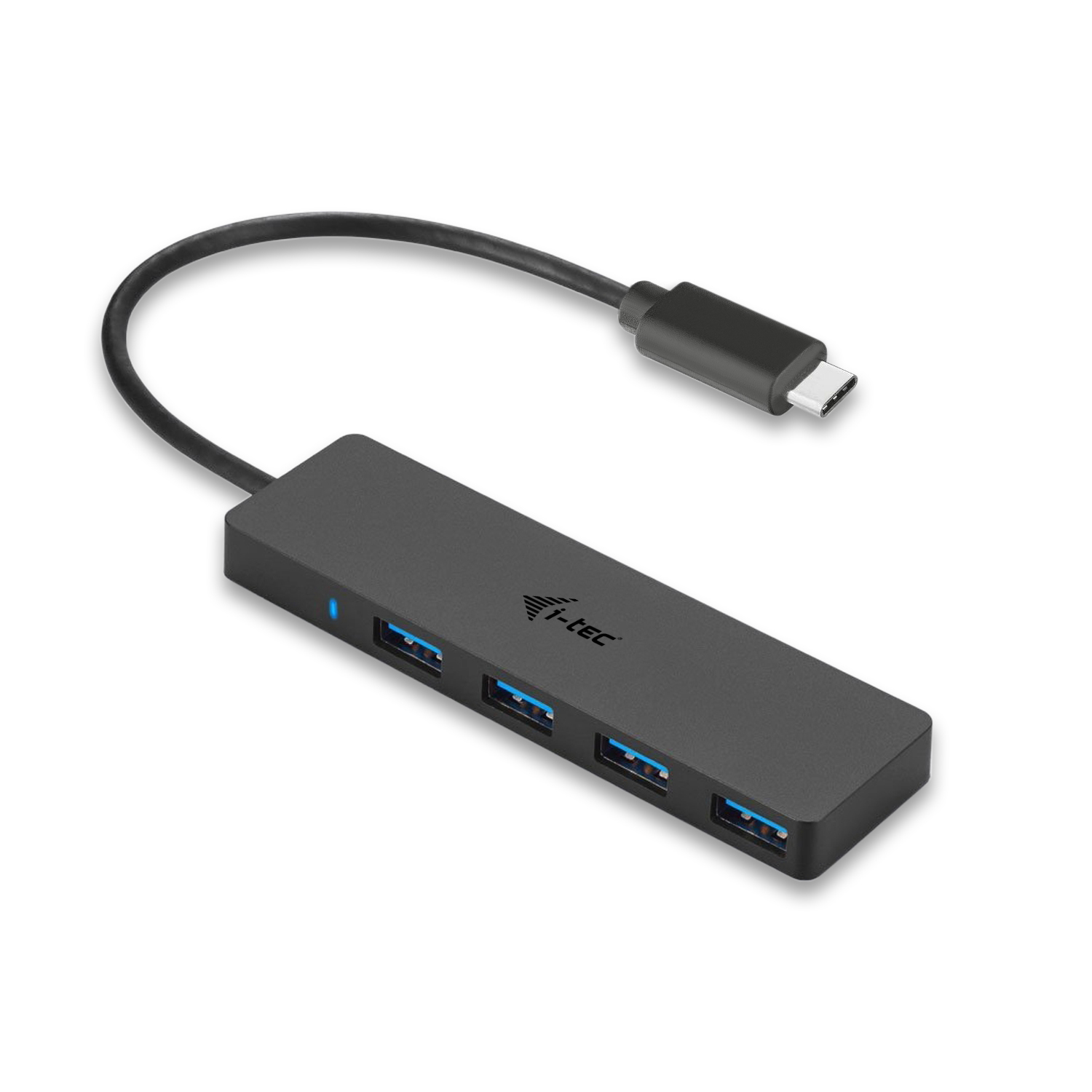 i-tec USB-C Slim Concentrador HUB, dotado de 4 puertos, USB 3.1 (3.1 Gen 2) Type-C, USB 3.0 (3.1 Gen