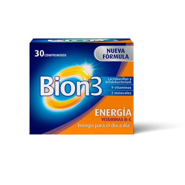 Bion 3 Energía Duradera - Multivitaminas - 30 Comprimidos