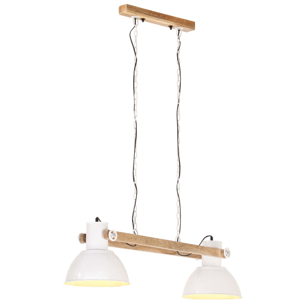 vidaXL Lámpara Colgante Industrial 25 W 109 cm E27  Techo Iluminación Color Blanco,  Latón,  Negro y mas
