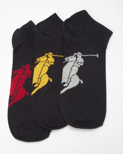 POLO RALPH LAUREN 449655205 - Pack de 3 Calcetines de Algodón para Hombre