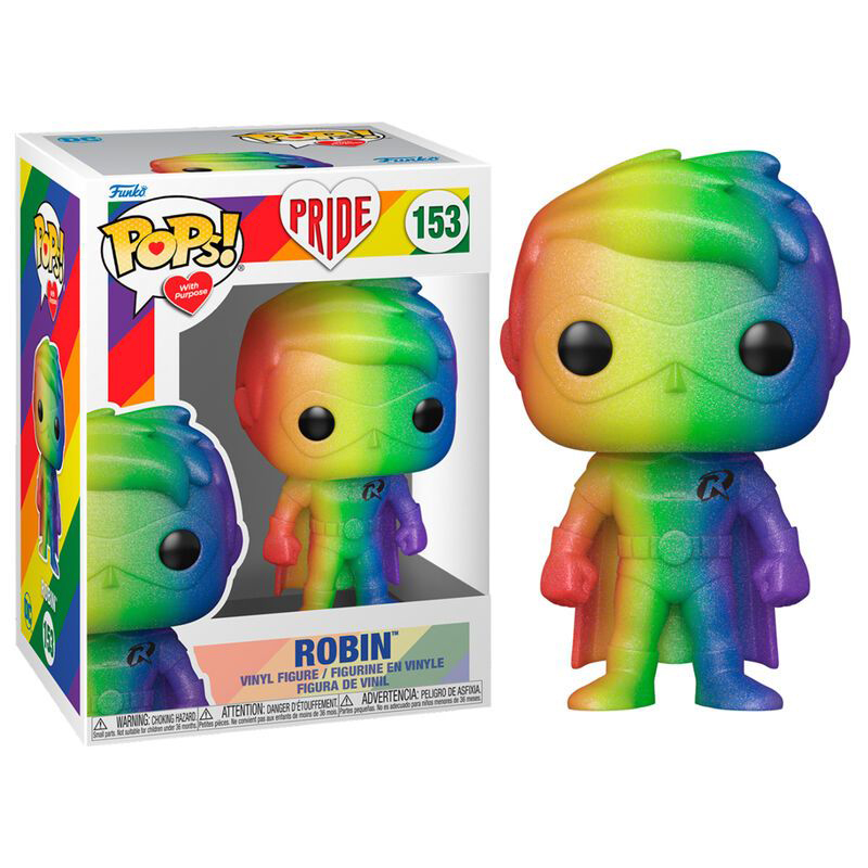 Funko Pop! Orgullo DC - Robin, 65896, Nº153