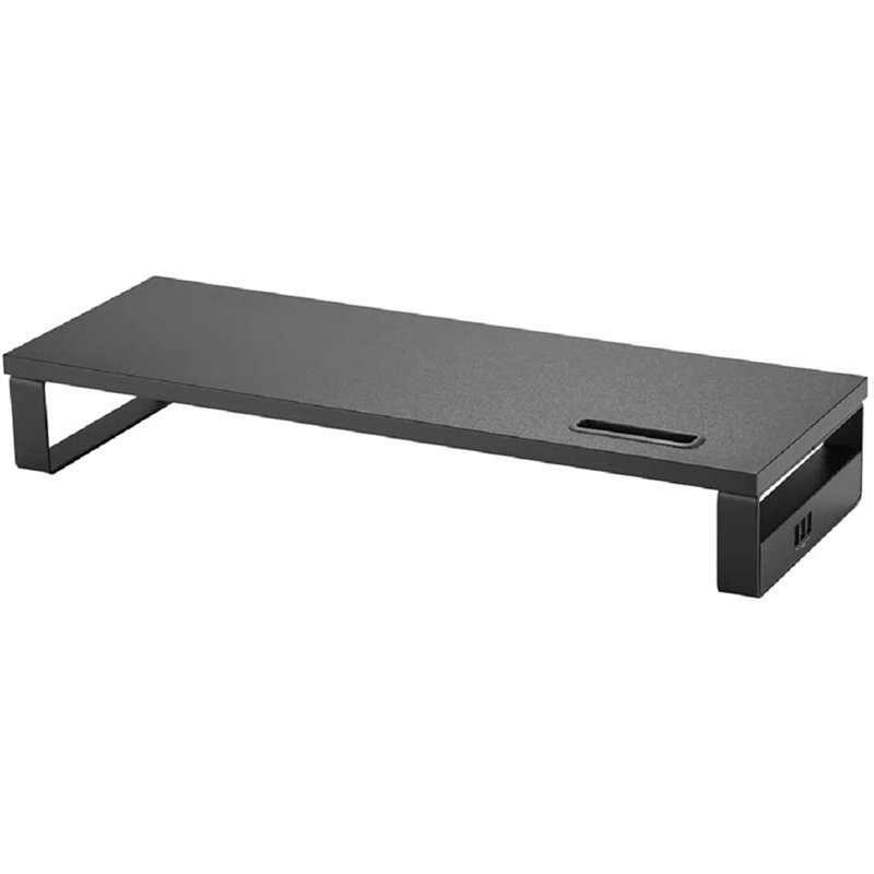 Soporte Sobremesa Equip Para Monitor + Hub 3P Usb Black