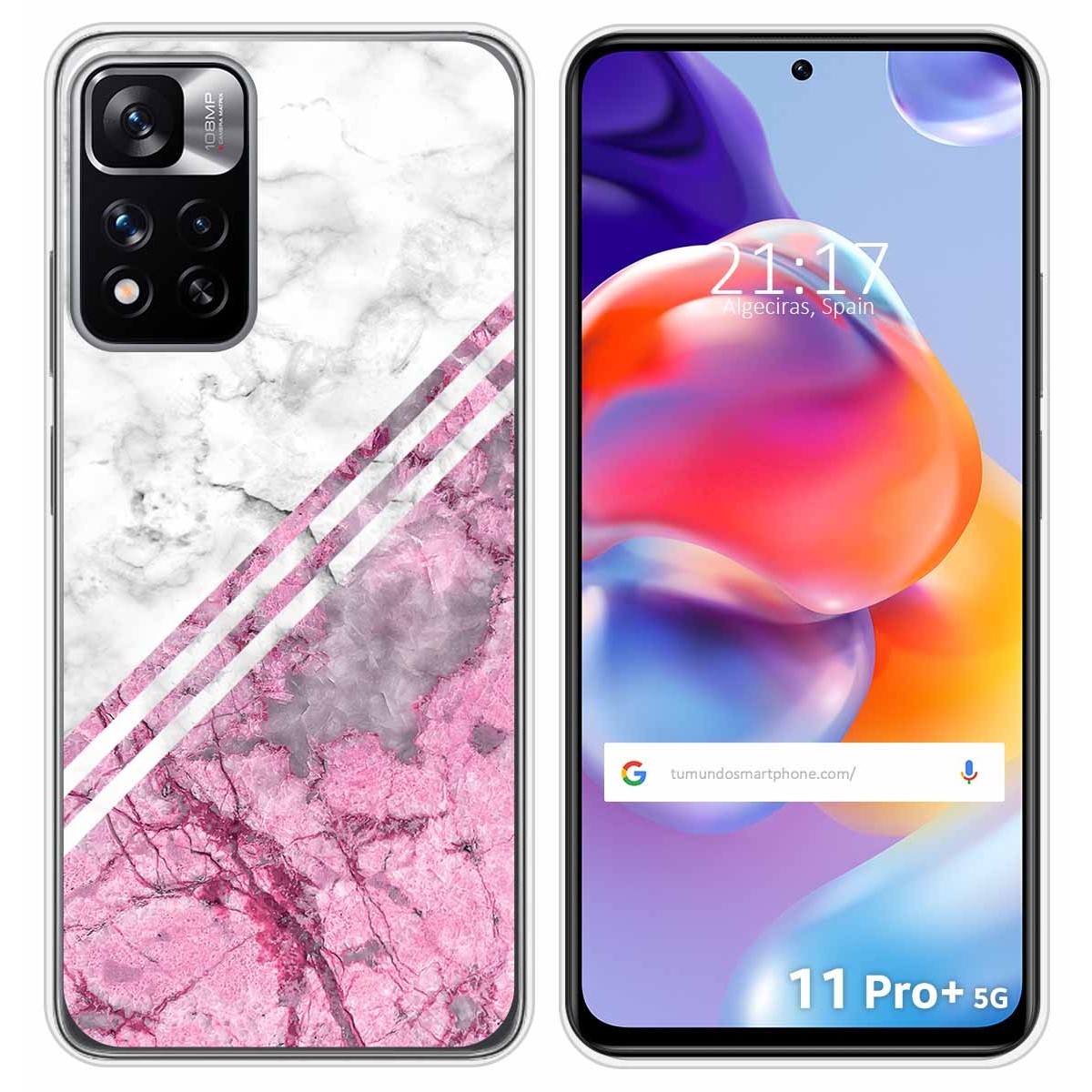 Funda Silicona para Xiaomi Redmi Note 11 Pro+ Plus 5G diseño Mármol 03 Dibujos