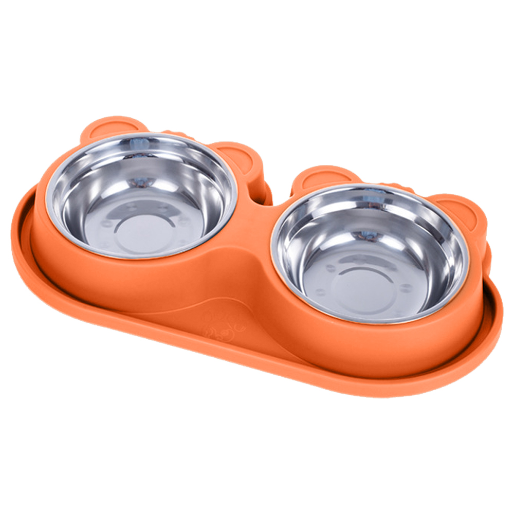 Cuenco antiderrames para mascotas: ideal para agua y comida_ conveniente para perros y gatos.