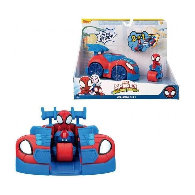 SPIDEY VEHÍCULO 2 EN 1 MARVEL AMAZING FRIENDS