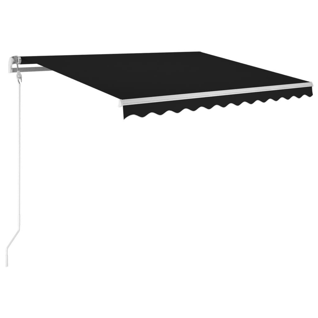 vidaXL Toldo retráctil automático gris antracita 300x250 cm