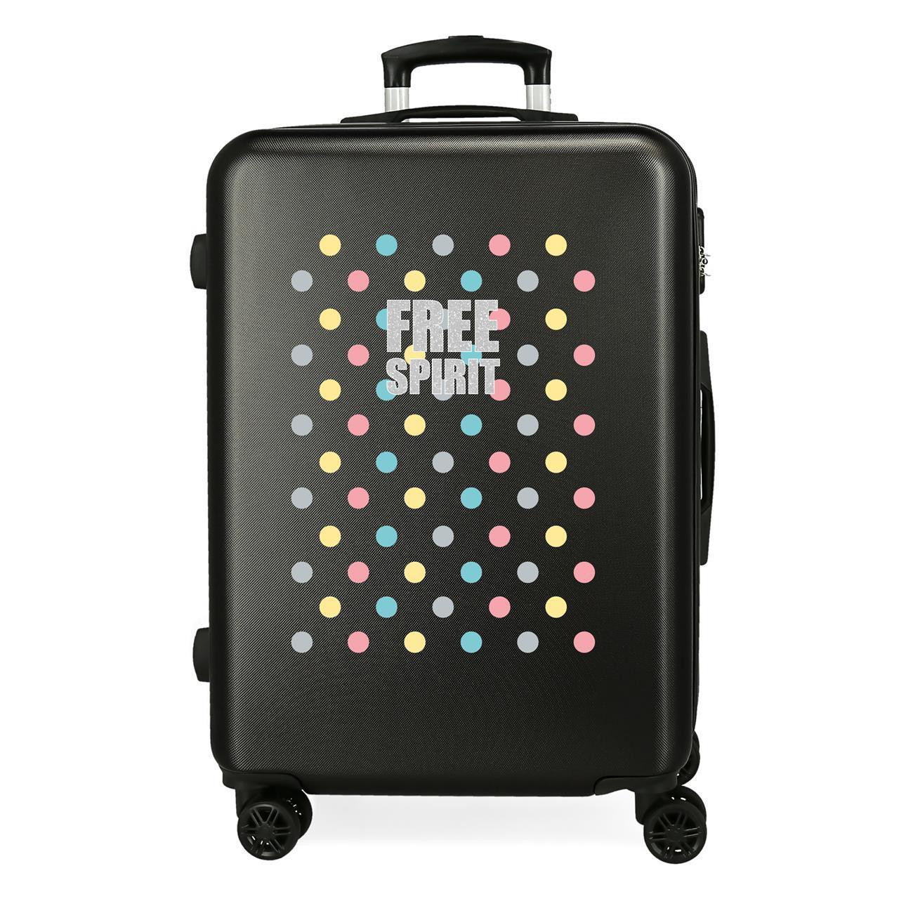 Maleta mediana Movom Free Dots 68x48x26cm