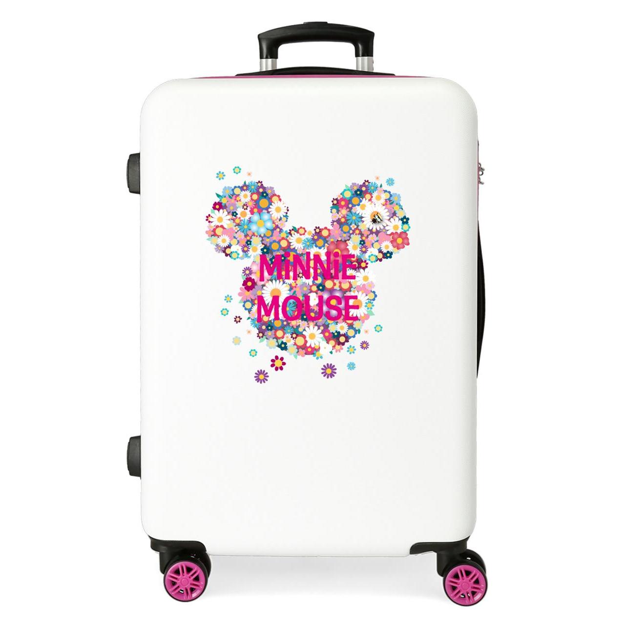 Disney Minnie Maleta Mediana ABS Rígida Minnie Sunny Day Rosa