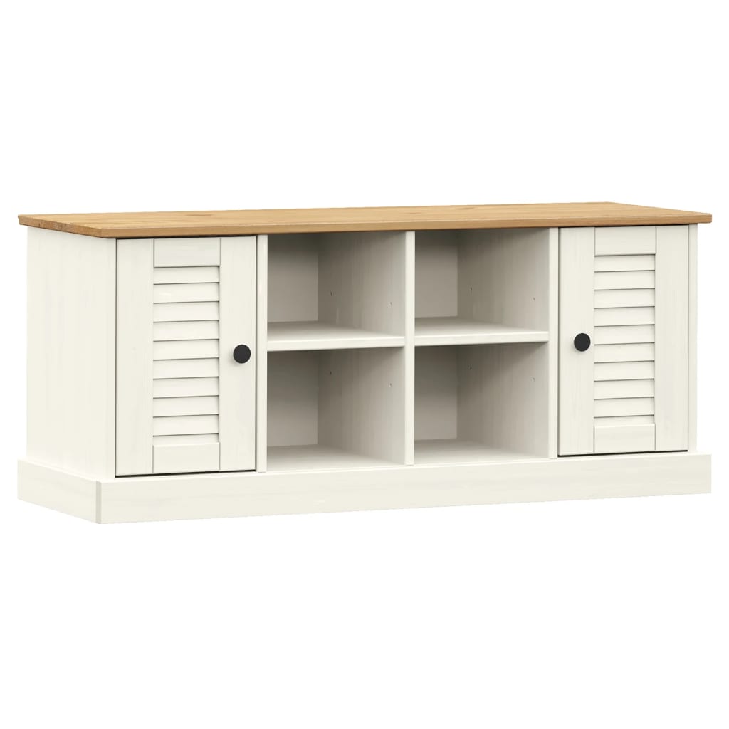 vidaXL Zapatero VIGO madera maciza de pino 106x35x45 cm