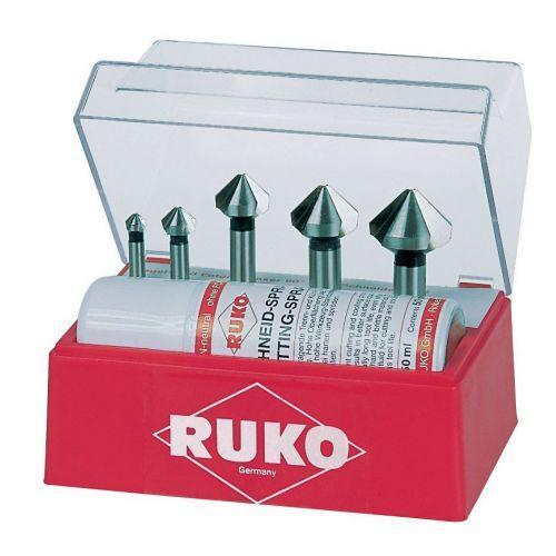 Juego de 5 avellanadores cónicos din 335 forma c hss 90° para aluminio