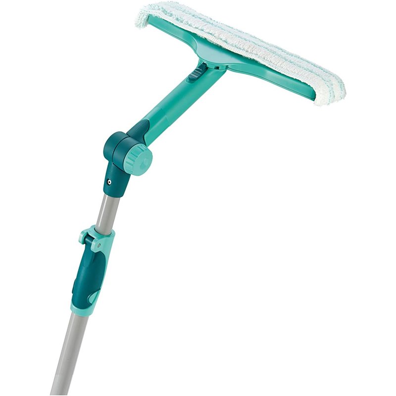 LEIFHEIT 51120 utensilio limpiacristales 28 cm Acero inoxidable, Turquesa