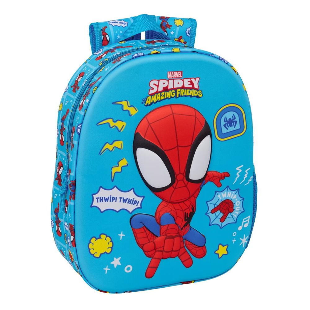 Mochila Escolar 3D Spidey 27x33x10Cm (Safta 622699890)
