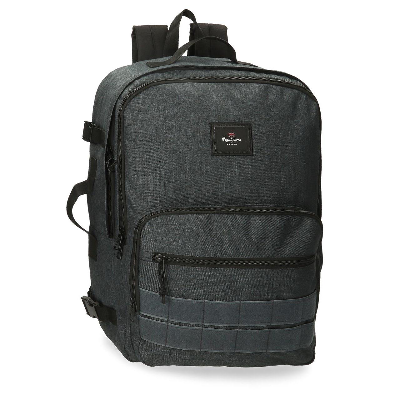 Mochila escolar adaptable a carro Pepe jeans Aris evergreen denim