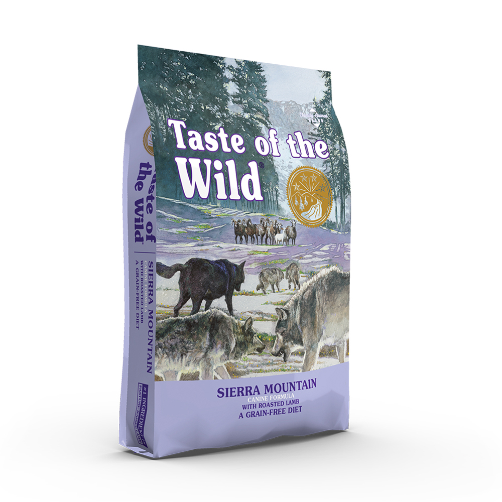 Taste of the Wild Sierra Mountain Grain Free - Pienso para perros sin cereales, con carne de Cordero
