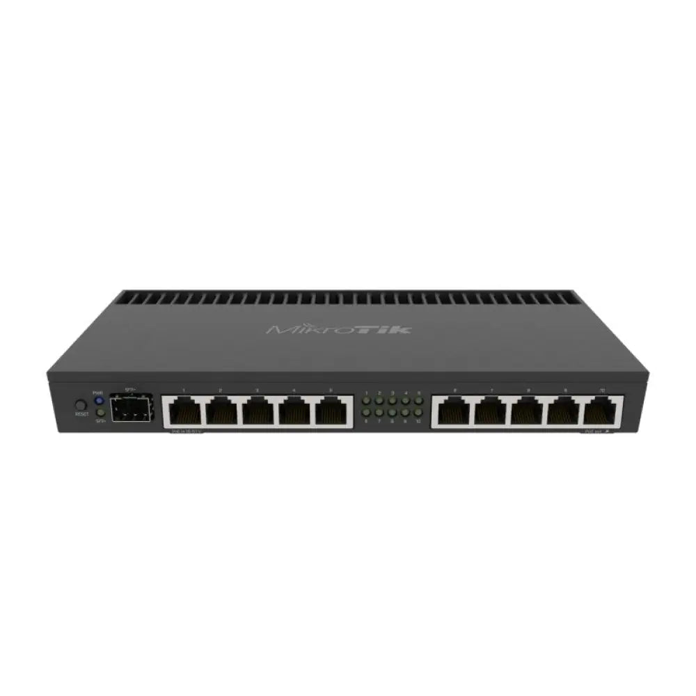 Mikrotik RB4011IGS RM Router Ethernet 10 Puertos RJ45 Gigabit PoE 1 Puerto SFP 10G