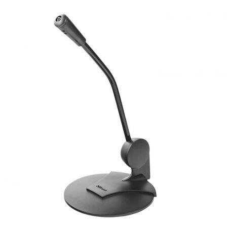 MICROFONO SOBREMESA TRUST PRIMO - ALTA SENSIBILIDAD - ANGULO AJUSTABLE - CABLE 1.80M - CLAVIJA 3.5MM