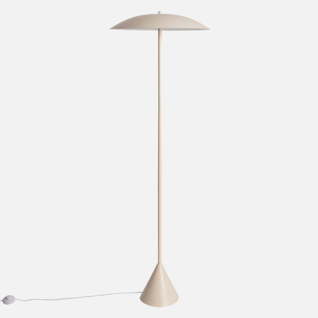 sweeek - Lámpara de pie interior metal, Ø50cm , Lyse , 50x50x155