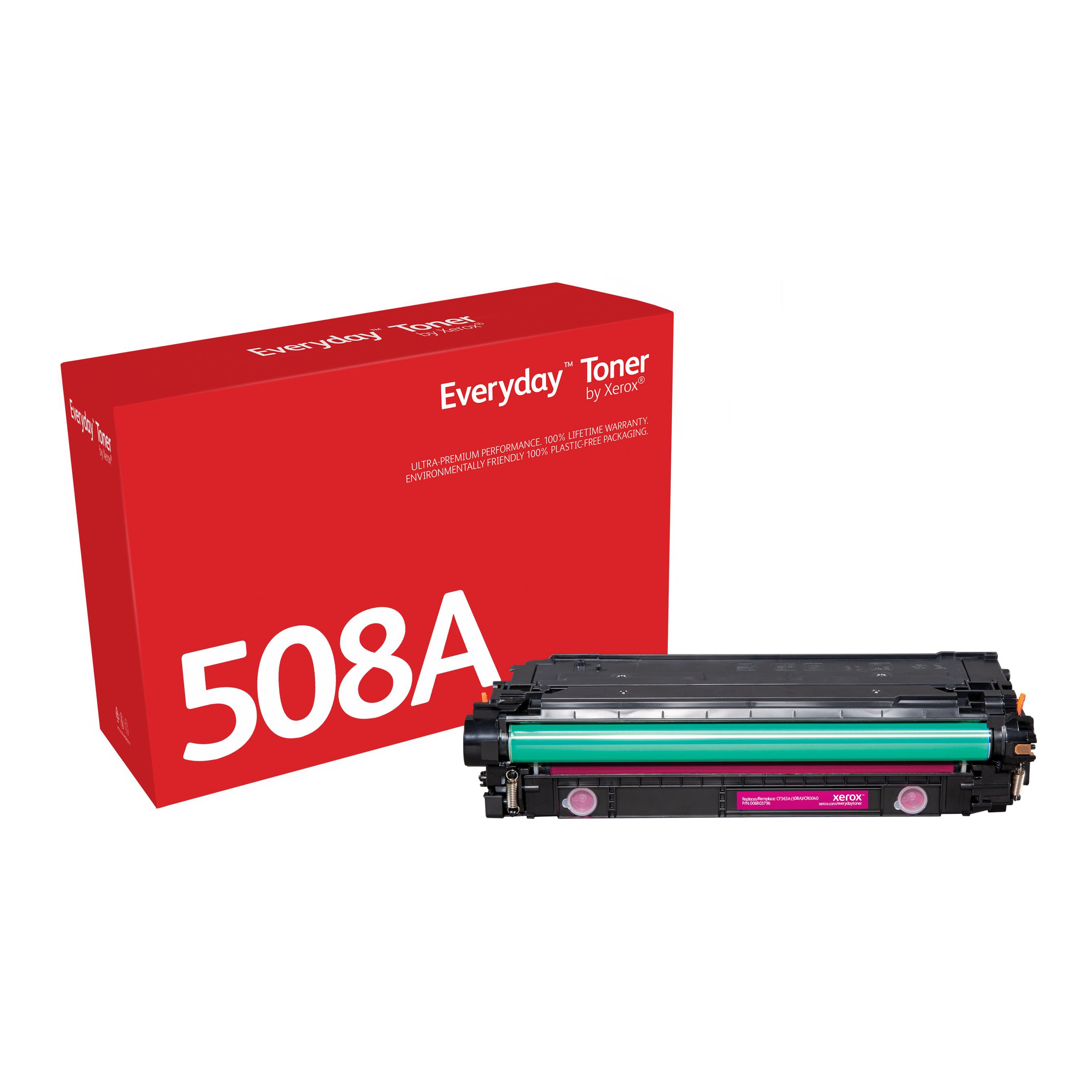 Compatible Everyday Tóner Magenta Equivalente a CF363A/ CRG-040M para HP Color LaserJet Enterprise M