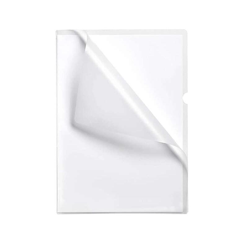 Esselte caja de 100 dossiers uñero - formato a4 - pvc flexible - grosos 110 micras - color transparente