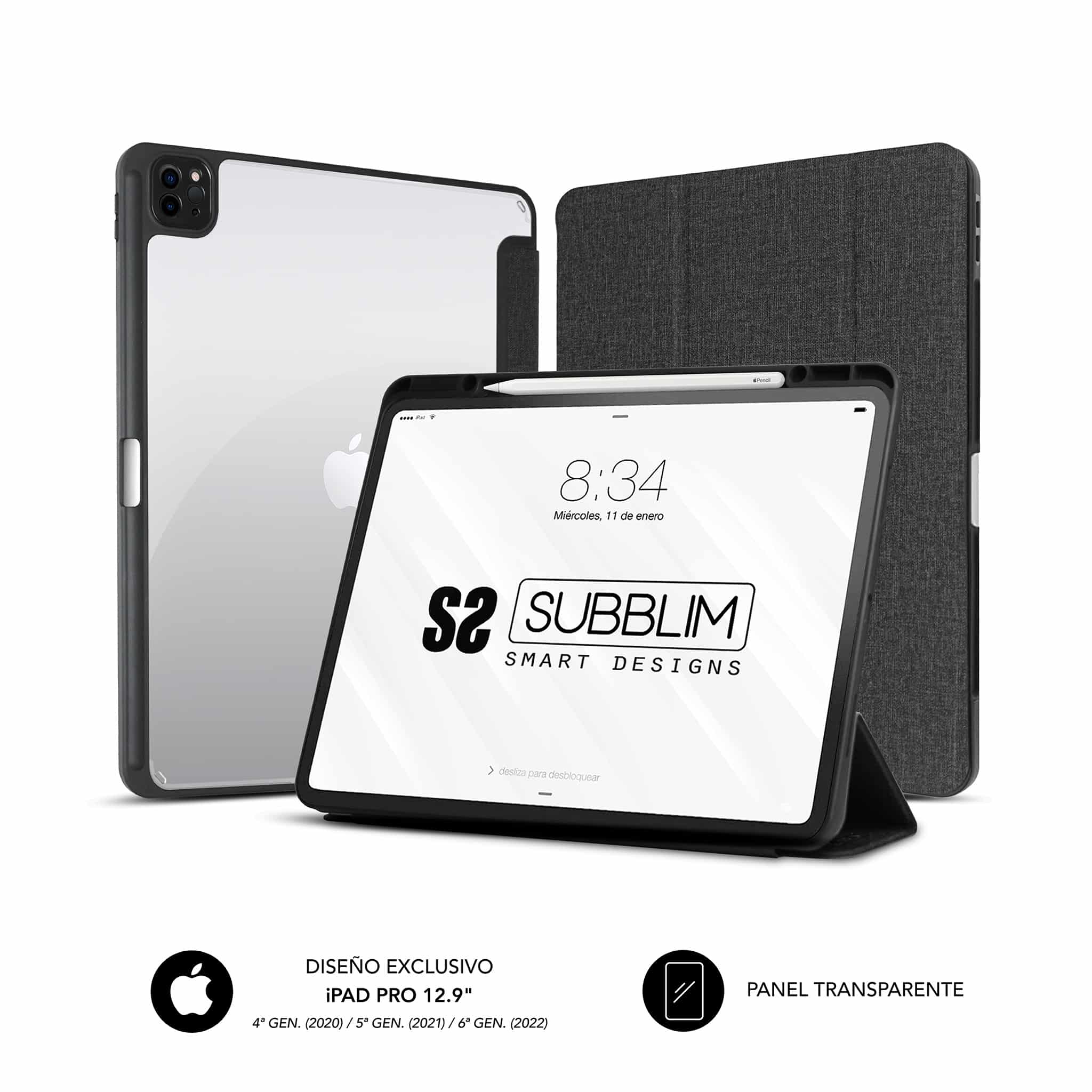 Funda Tablet Clear Shock Case Ipad Pro 12,9"