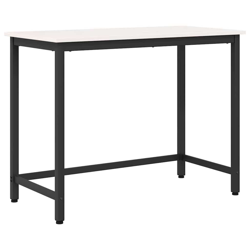 vidaXL Mesa 100 x 50 x 77 cm Madera Ingenierizada y Acero
