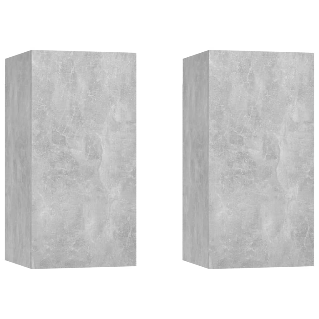 vidaXL Muebles para TV 2 uds de madera contrachapada 30,5x30x60 cm, Mueble de Salon, Mueble TV, Mueble TV salon, Mesa de TV, Mueble tele