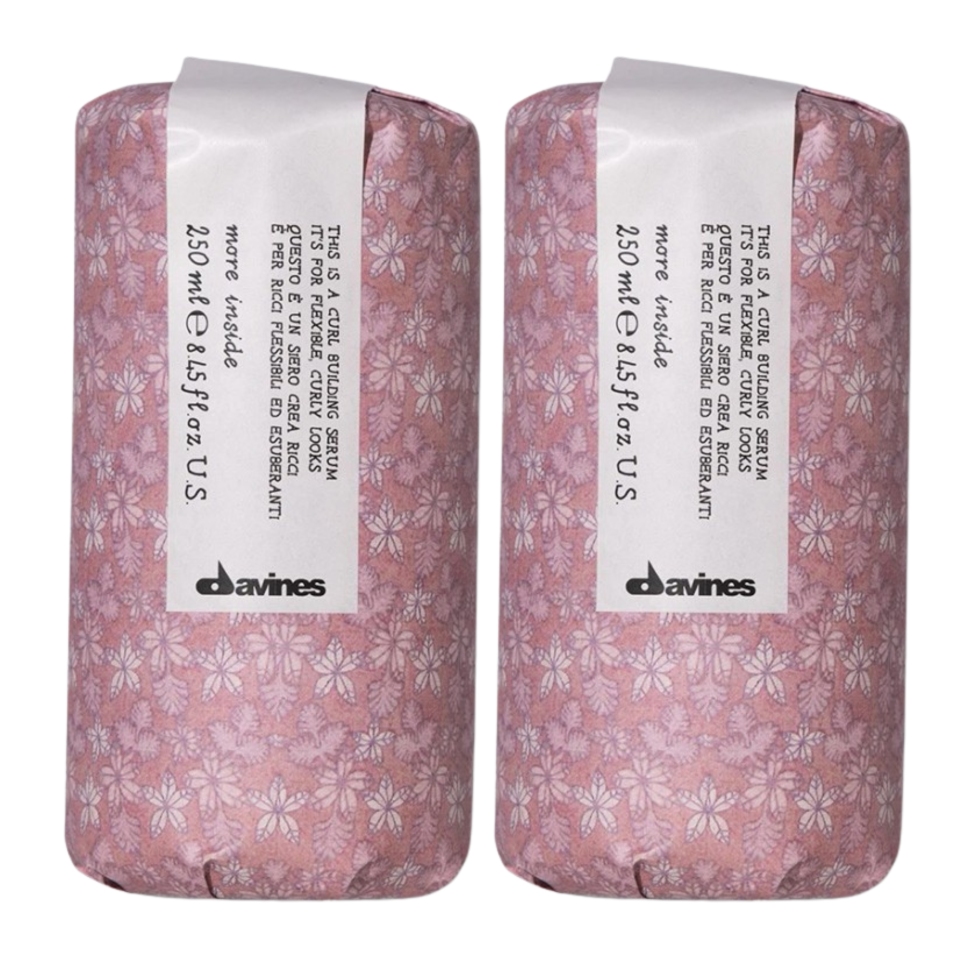 Pack x2 Curl Building Serum More Inside Davines 250ml – Definición y Control del Rizo