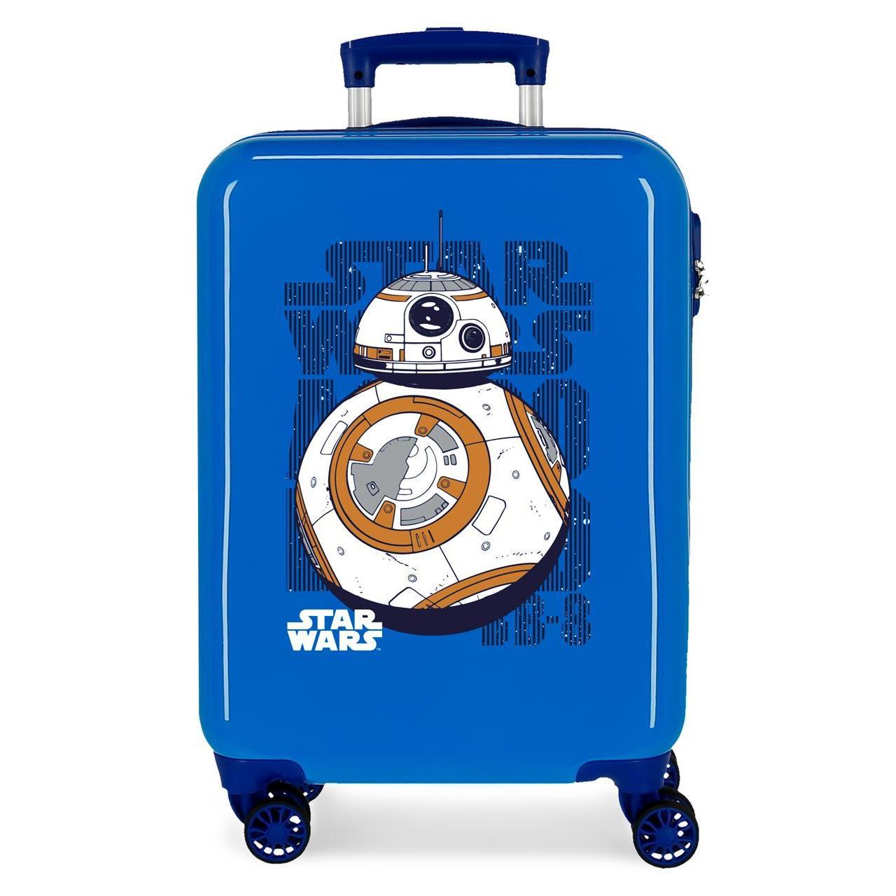 Maleta de cabina Star Wars droids azulon 55x38x20cm