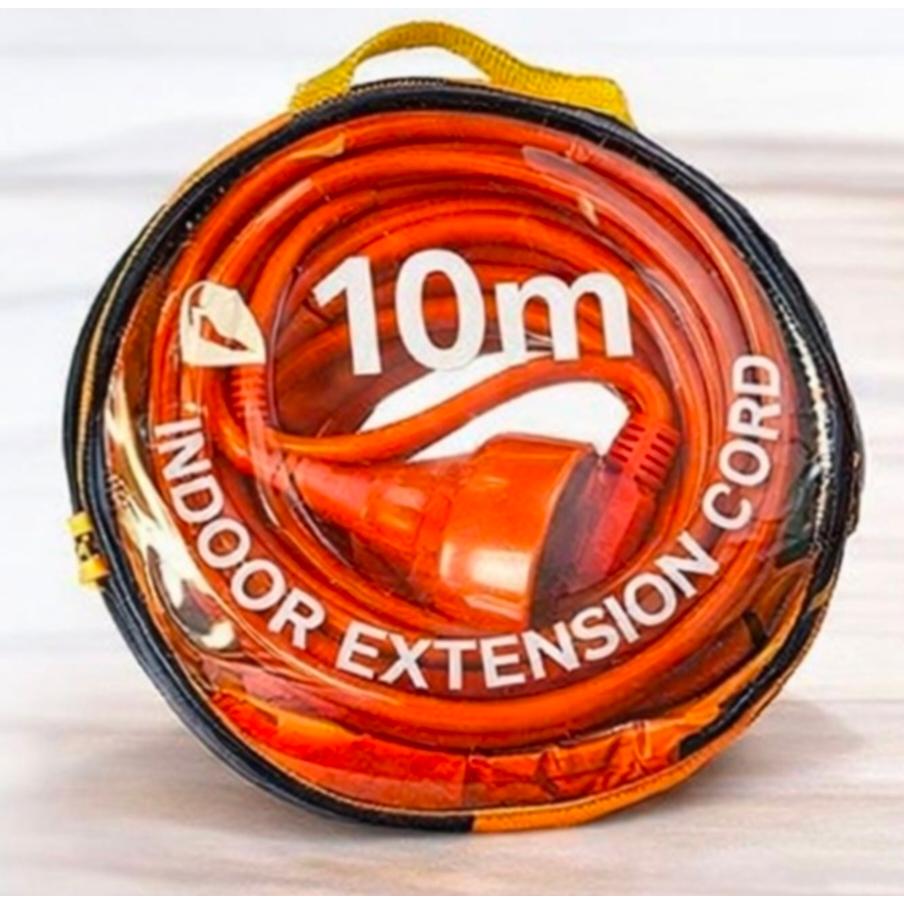 cables alargador para interior y exterior, naranja, flexible y de alta visibilidad, cable de alimentación/jardín,5m/15m/20m/30m // Regleta con 3/4/5/6 Enchufes e Interruptor, 3G x 1.5mm2 de Grosor alta calidad, Cable 1.5/3/5M, MAX 3680W, 16A, 250V