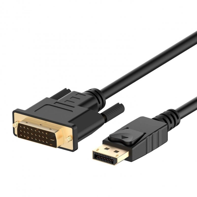 Ewent - Cable Adaptador Displayport Ewent a DVI-D V1.2 4K Macho/Macho 1.8m Negro