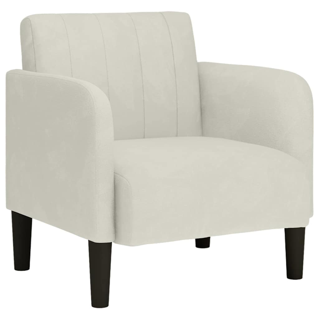 vidaXL Sillón con reposabrazos Terciopelo 54 cm
