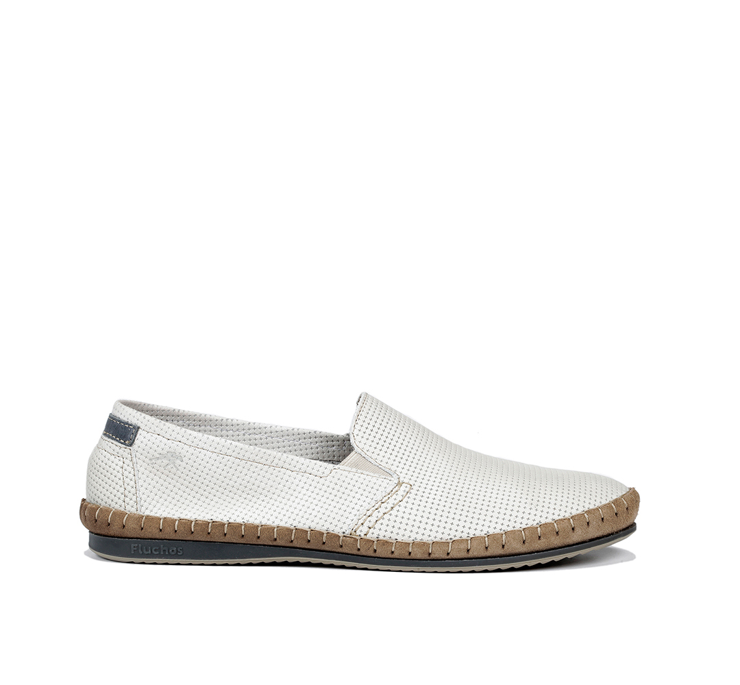 Fluchos Bahamas 8674 Slip On Blanco - Mocasines Hombre