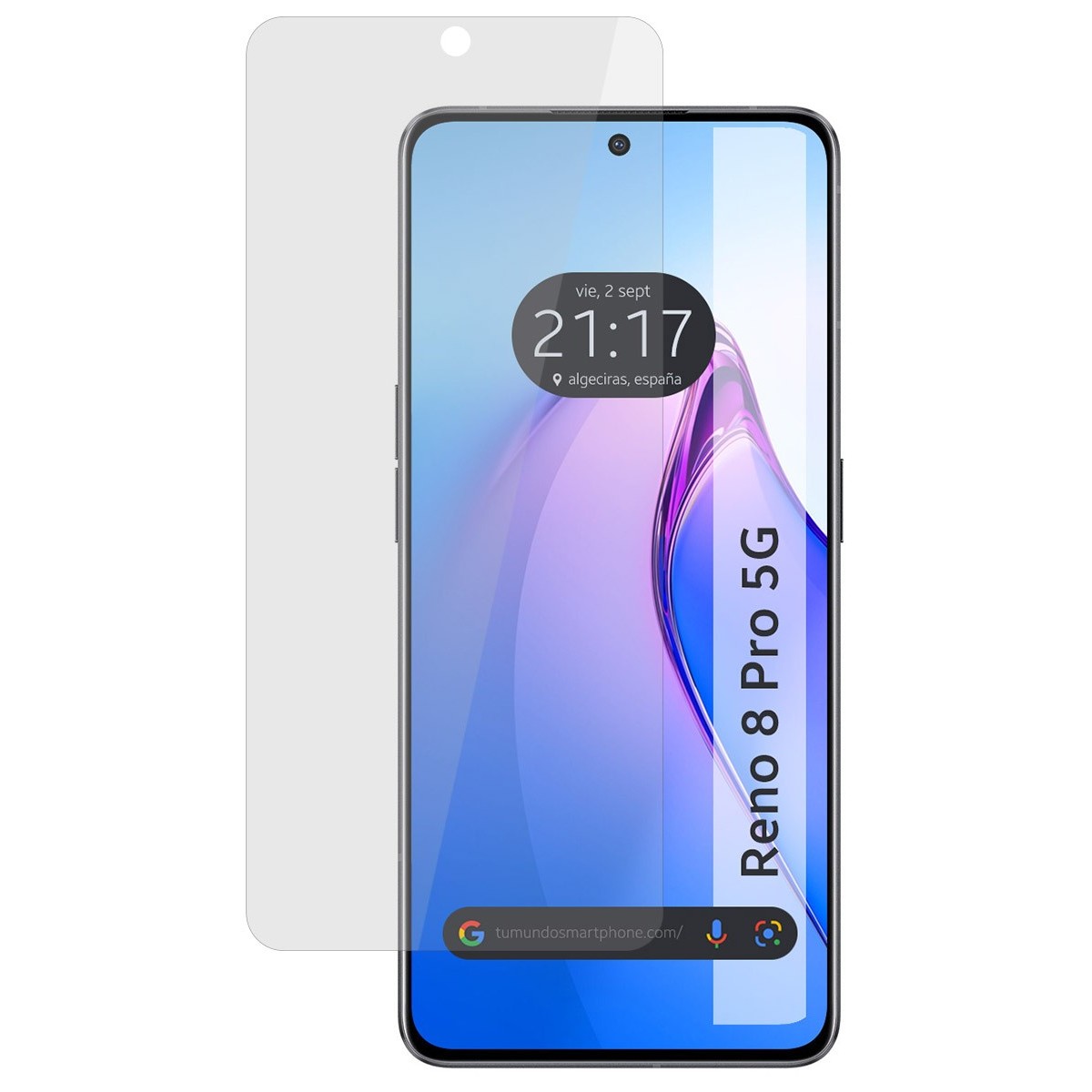Protector Pantalla Hidrogel Mate Antihuellas para Oppo Reno 8 Pro 5G