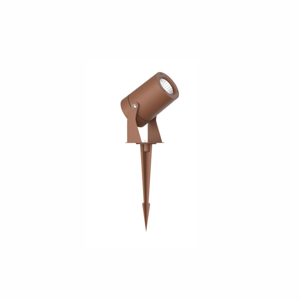 Sair XL - Foco LED redondo de 20 W IP65 Corten 3000K - Luz de jardín para plantas o setos h38cm - Beneito faure - Beneito & Faure