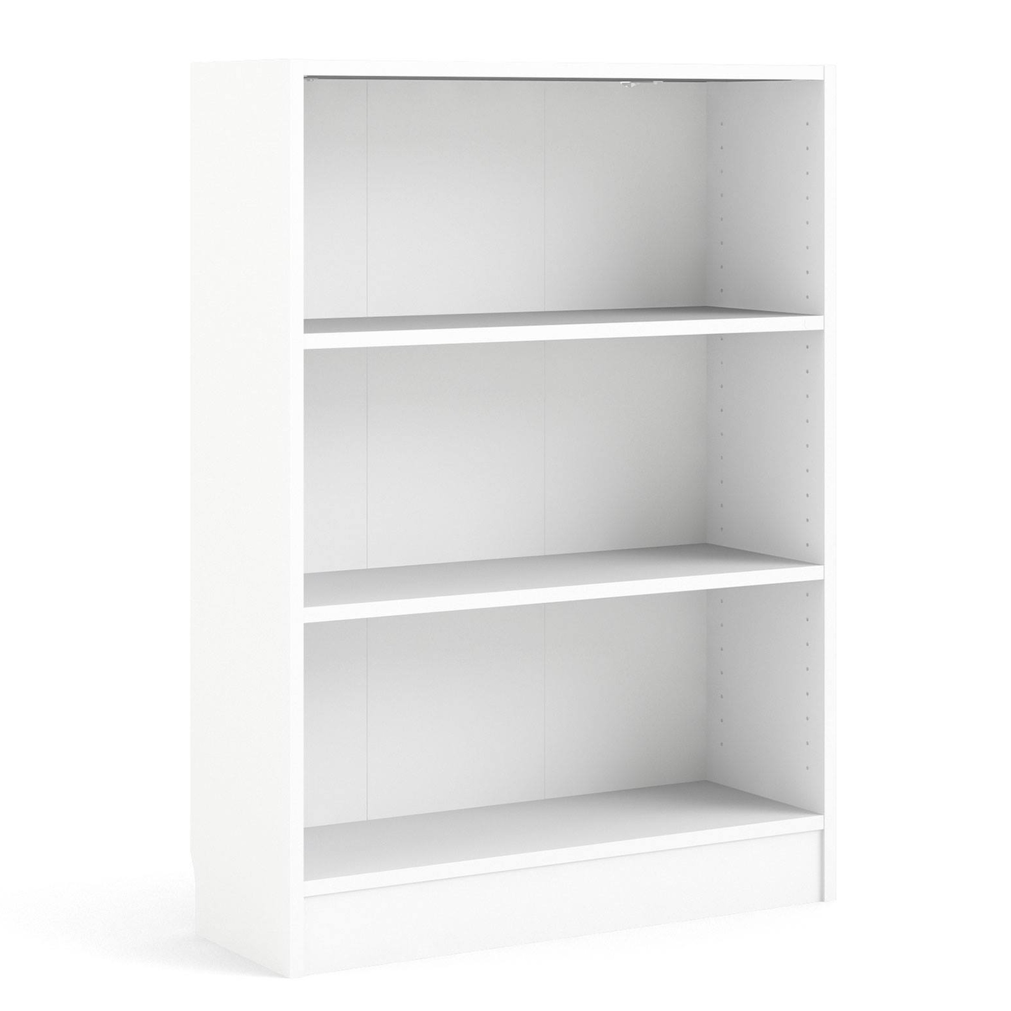 Librería Estantería para Libros 'Turia' 2 estantes color Blanco 41 x 27 x 102 cm