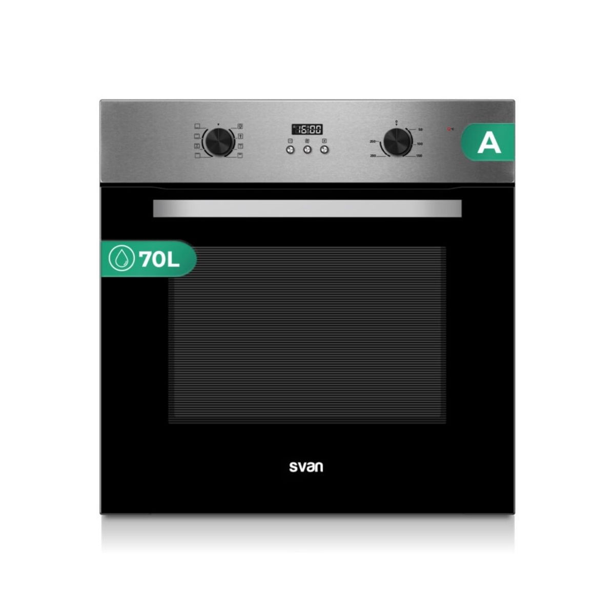 Horno multifunción Svan SHM8700DPX 70L 8 programas A inox 57,5 cm