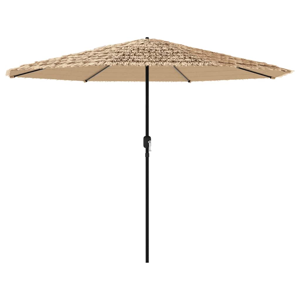 vidaXL Sombrilla de jardín con poste de acero marrón 324x324x247 cm