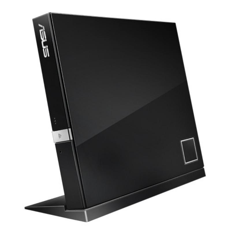 Asus unidad de disco óptico DVD SBC-06D2X-U, lector bluray, USB 2.0, negro