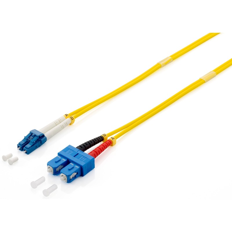Equip - 254331 Cable de fibra óptica e InfiniBand 1 m LC SC Amarillo 254331