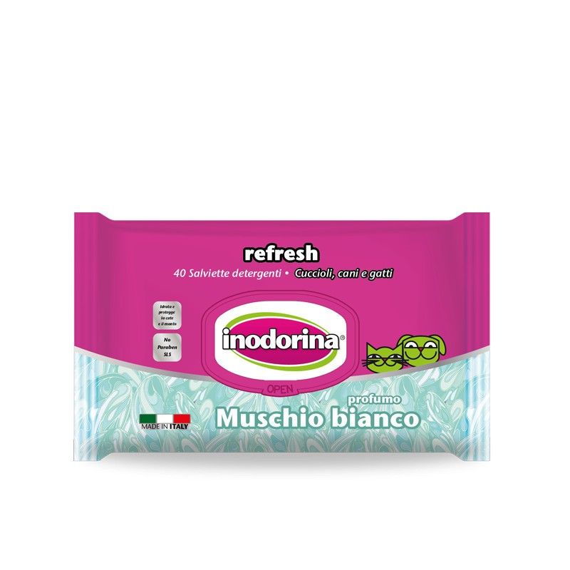 Inodorina Toallitas Refresh  40 Toallitas Musgo