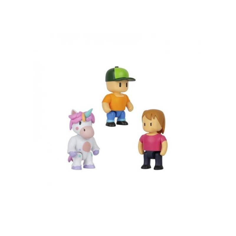 PACK 3 FIGURAS STUMBLE GUYS DE BIZAK