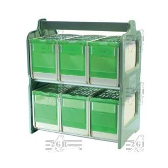 2Gr Transportin Maleta 6 Huecos para Pájaros Resistente y Fácil de Transportar