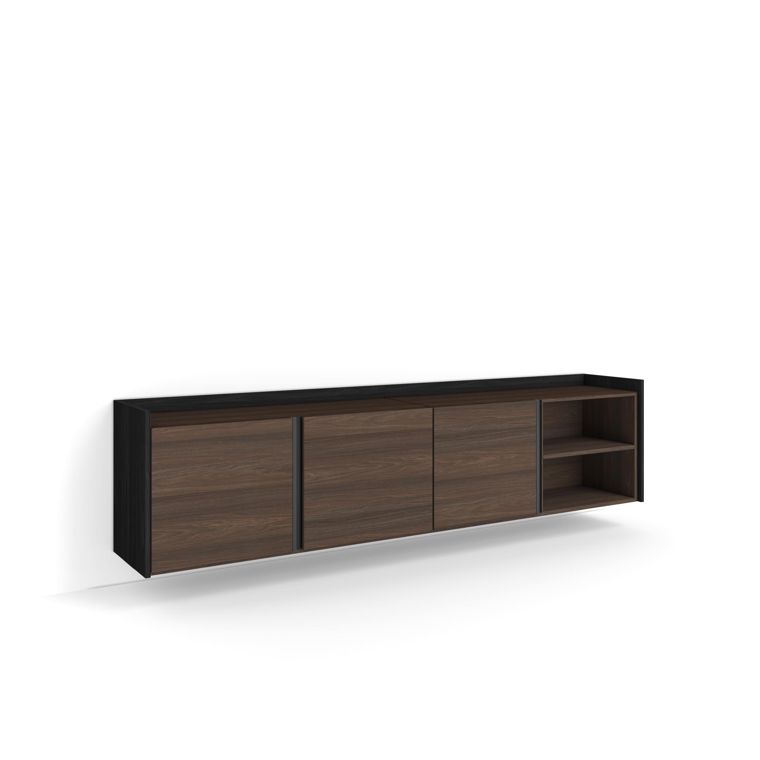 Mueble TV, Televisión, 207x35x50cm, Para TV hasta 80", Colgado, Suspendido