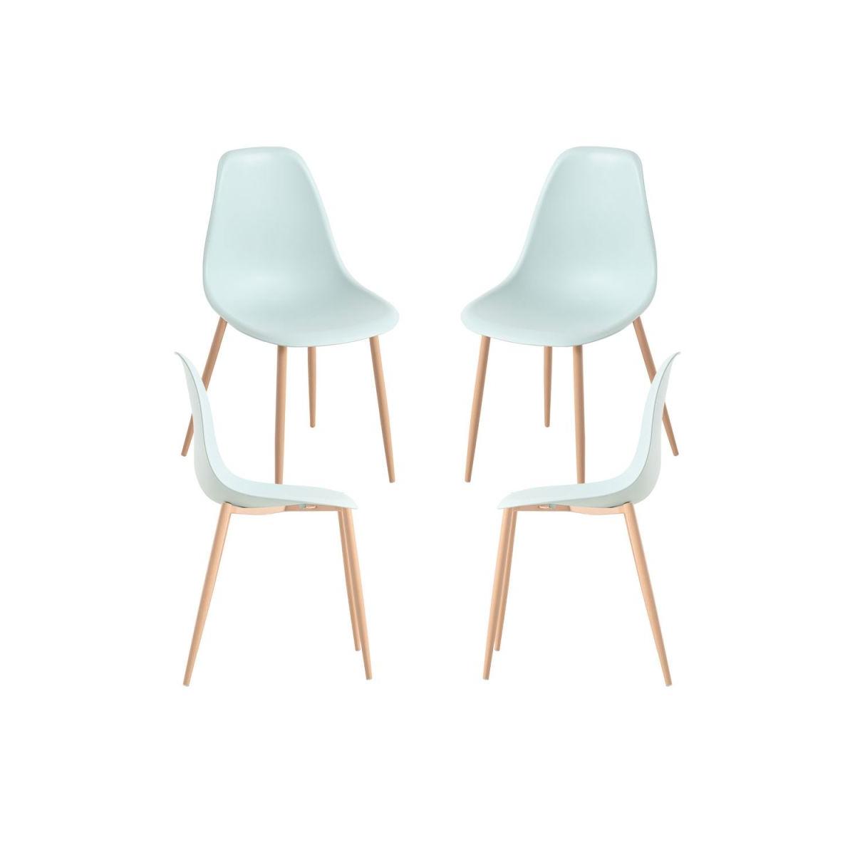 Regalos Miguel - Packs Sillas Comedor - Pack 4 Sillas Mykle - Celadón