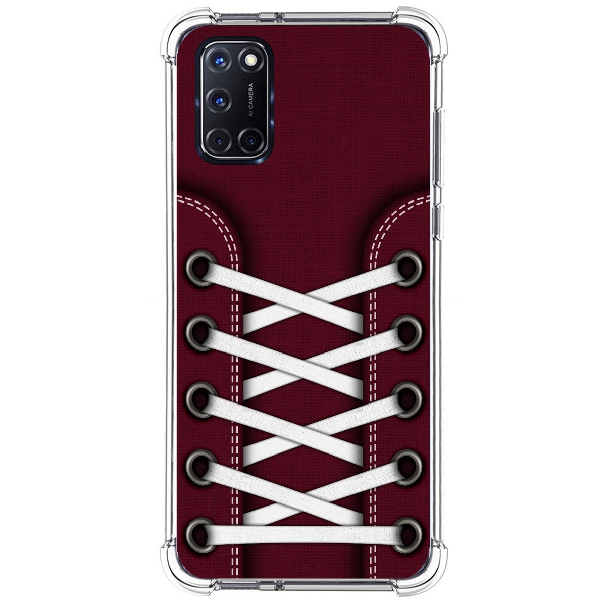 Tumundosmartphone Funda Silicona Antigolpes para Oppo A52 / A72 diseño Zapatillas 17 Dibujos