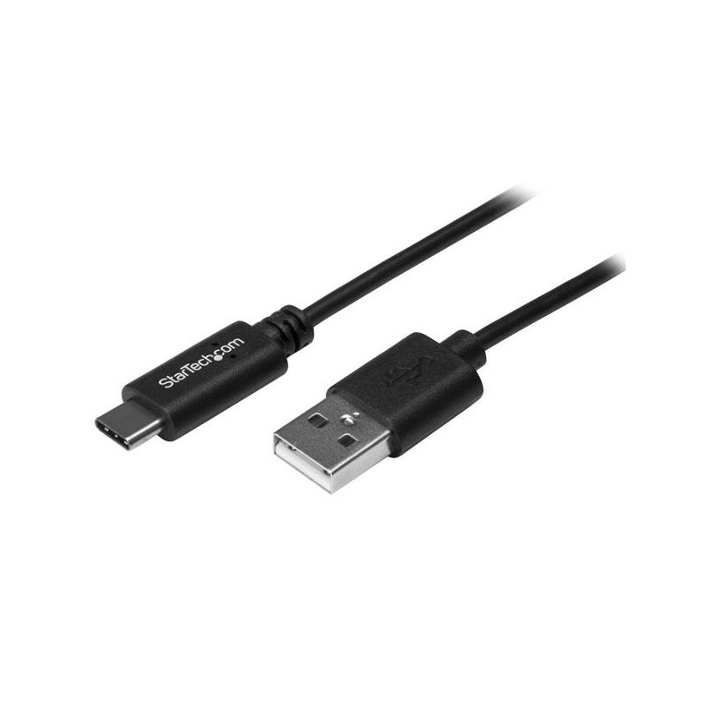 StarTech.com - Cable de Carga y Sincronización USB-A a USB-C de 4m - Cable de Datos USB-A a USB Tipo C - M/M - Negro - Certifica USB2AC4M